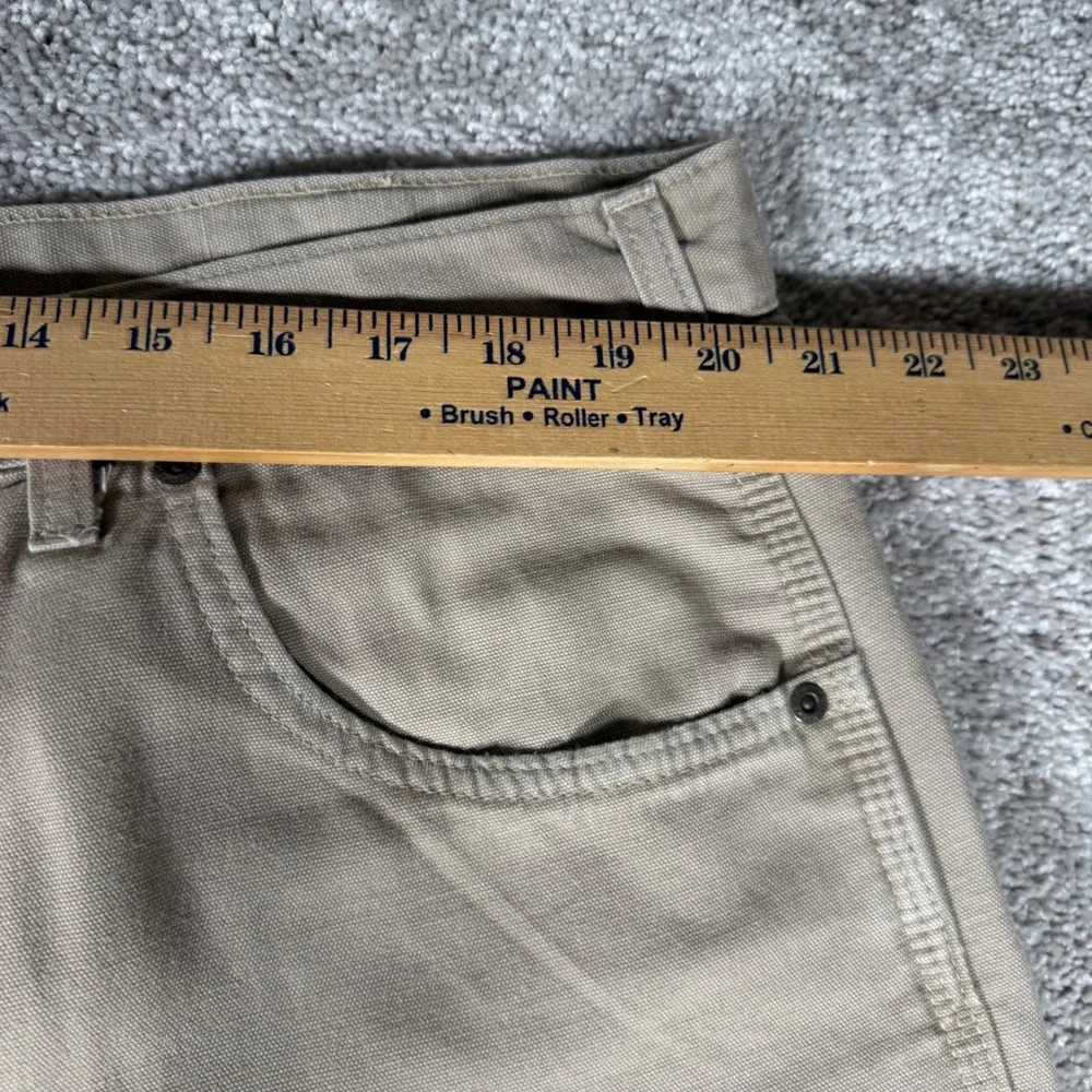Carhartt Men's 42x32 Relaxed Fit Duck Canvas Carpenter Work Pants Khaki Tan